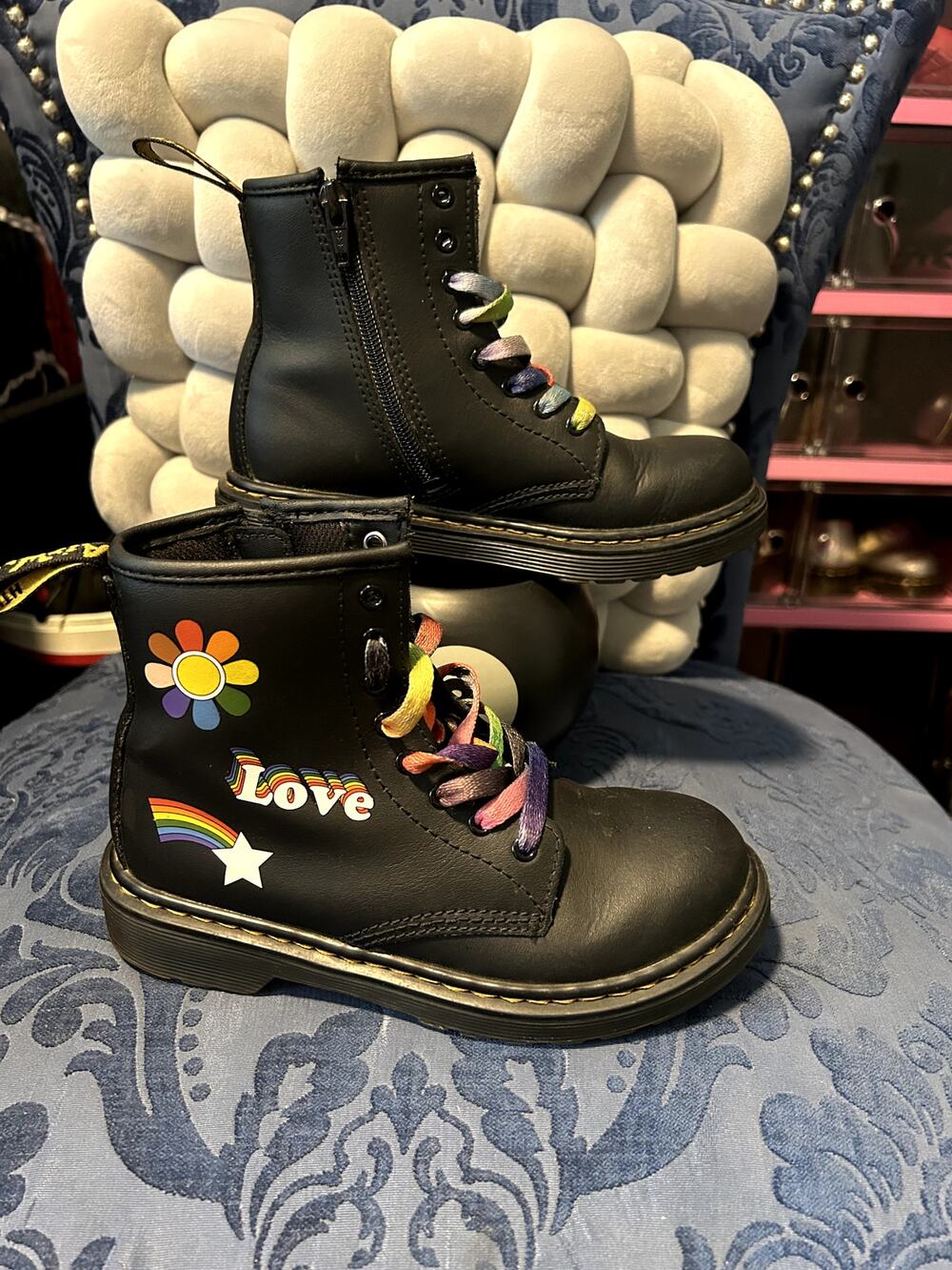 Dr Martens 1460 Junior for Pride size 1/EU 32